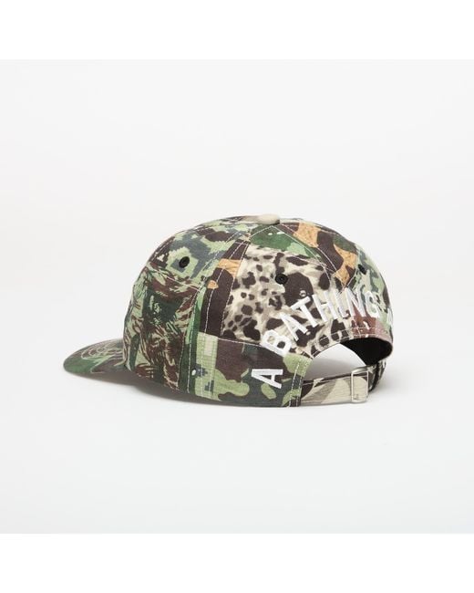 Tappo Camo Patchwork Panel Cap di A Bathing Ape in Green