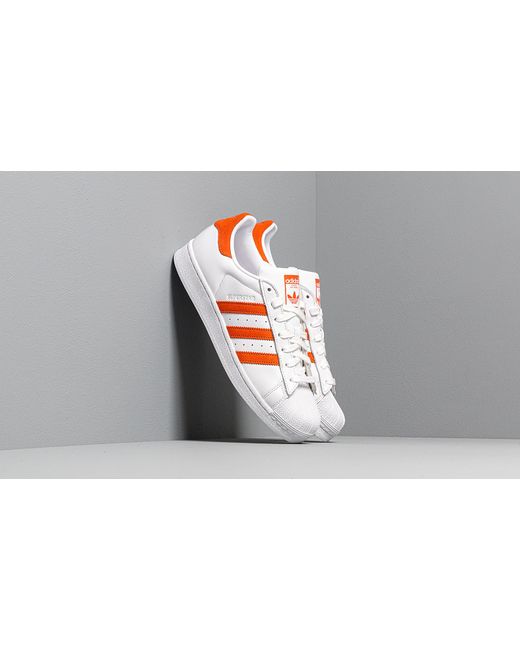 Adidas Originals Adidas Superstar Ftw White/ Orange/ Ftw White for men