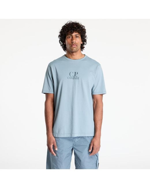 T-shirt tacting piquet embroidery t-shirt xl C P Company pour homme en coloris Blue