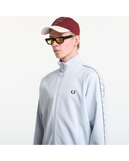 Fred Perry Jas Taped Track Jacket in het Blue voor heren