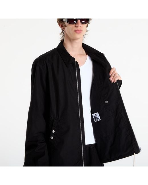 Rick Owens Jas Zipfront Jacket in het Black voor heren