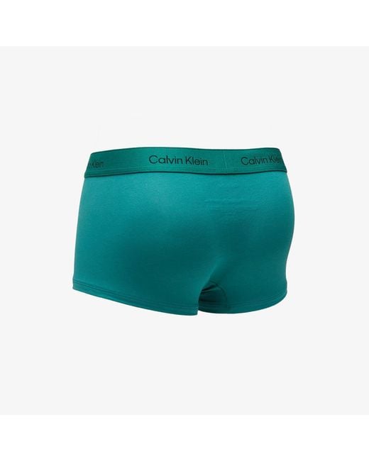 Calvin Klein Icon Cotton Stretch Low Rise Trunk 5-Pack in het Multicolor voor heren