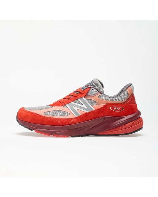 New Balance Red Sneakers 990 V6 Made