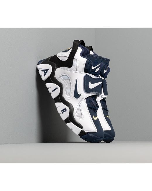 Nike Air Barrage Mid White/ Midnight Navy-black-laser Orange for Men | Lyst