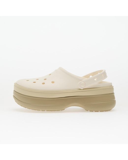 CROCSTM White Sneakers Classic Stacked Clog Eur