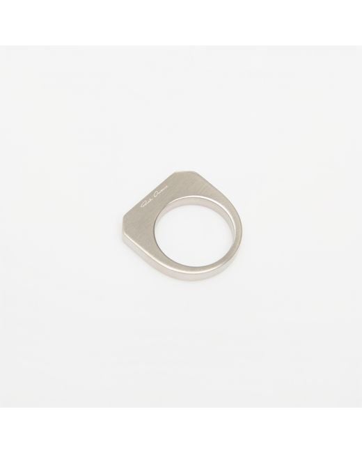 Rick Owens White Ring Hollywood Ring