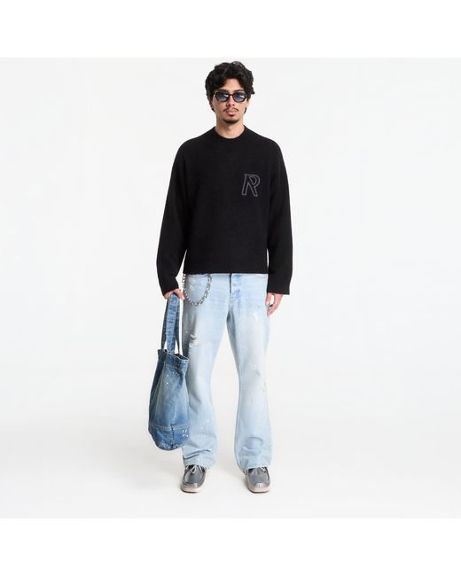 Represent Black Sweater Logo Sweater