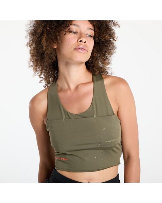 Adidas Originals Black Tank Top Adidas Adi365 H.Koumori Running Crop Top