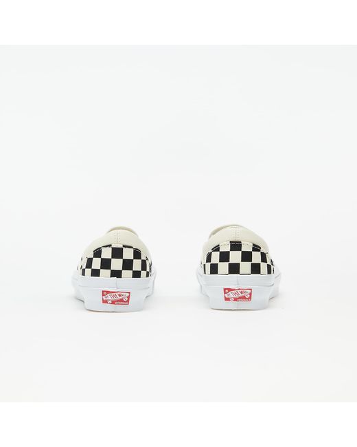 Og classic slip-on (canvas) checkerboard di Vans in White