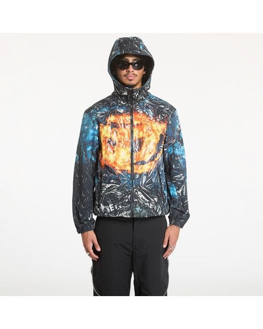 Diesel J-Warrett-Poster Hooded Jacket | Blue | FARFETCH