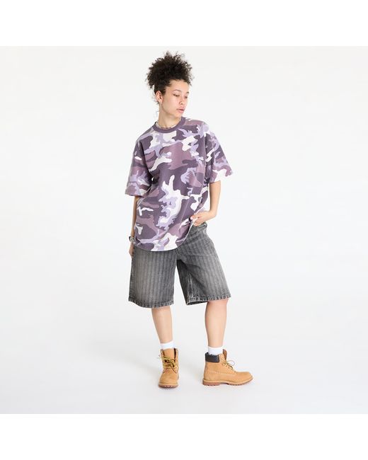 PATTA T-Shirt Basic Woodland Camo T-Shirt in het Purple