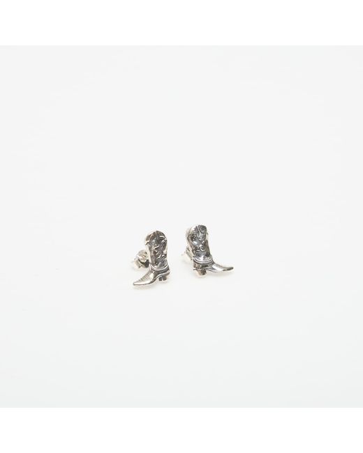 Twojeys White Earrings Boot Stud Earrings