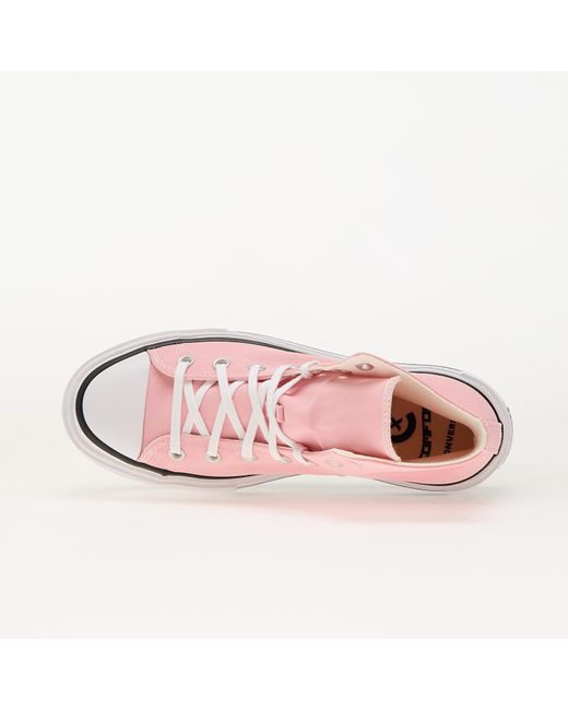 Converse Pink Sneakers Chuck Taylor All Star Lift Double Stack Jellyfish Jitter/ Egret