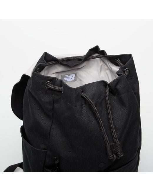 New Balance Black Canvas Backpack