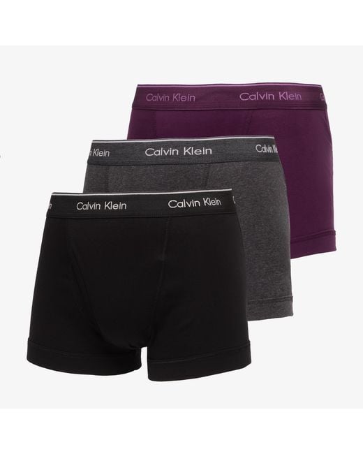Calvin Klein Purple Trunk 3-Pack for men
