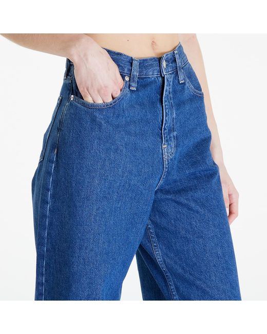 Calvin Klein Blue Jeans High Rise Relaxed Jeans