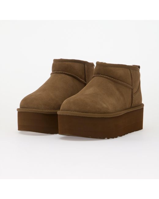 Ugg Brown W Classic Ultra Mini Platform