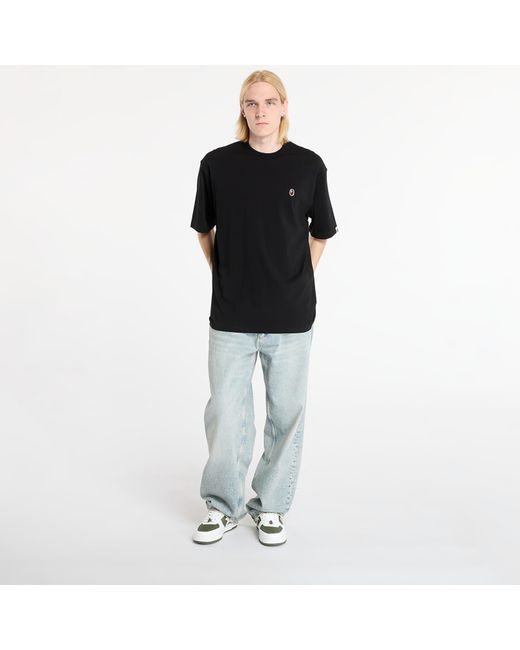 A Bathing Ape T-Shirt One Point Relaxed Fit Tee in Black für Herren