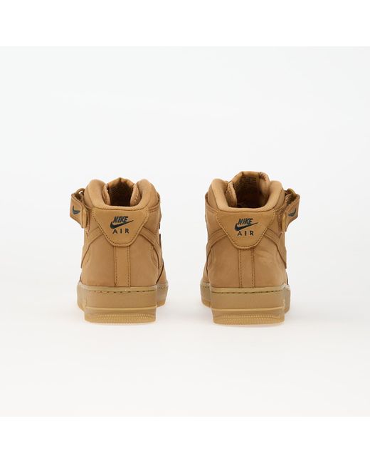 Nike Sneakers Air Force 1 Mid Flax/ Flax-Outdoor Eur in het Brown voor heren