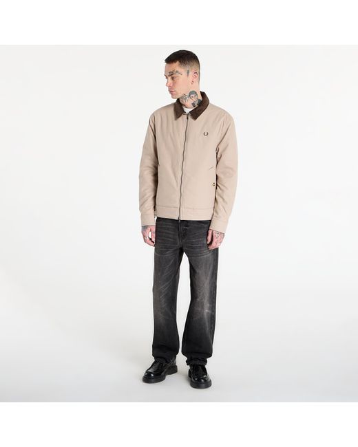 Fred Perry Natural Jacket Cotton Caban Jacket for men