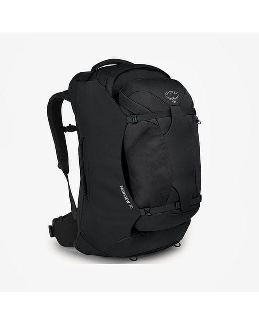 Zaino Fairview 70 di Osprey in Black