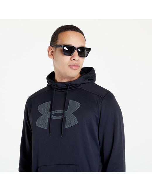 Under Armour Armour Fleece Big Logo Hd Black in Blue for Men Lyst
