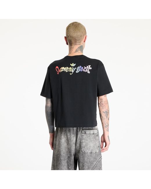 Adidas Originals T-Shirt Adidas X Jeremy Scott Pride Graphic Tee in Black für Herren