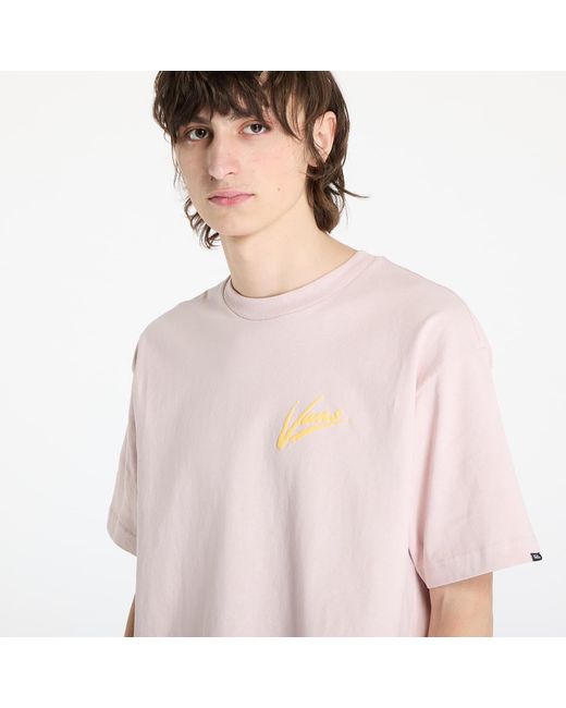 Vans T-Shirt Brush Script Loose Ss Tee in het Red voor heren