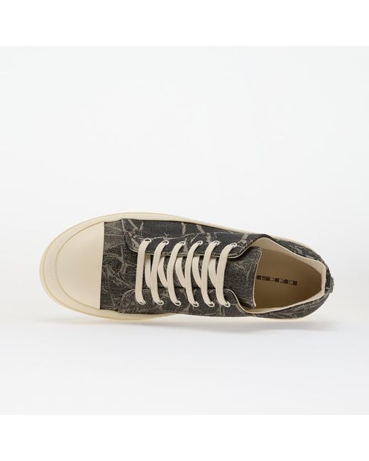 Rick Owens Black Sneakers Rick Owens Denim Shoes