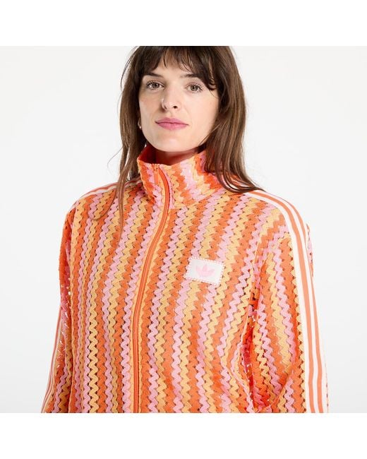 adidas Originals Sweatshirt Summer Glow Firebird Track Top Semi