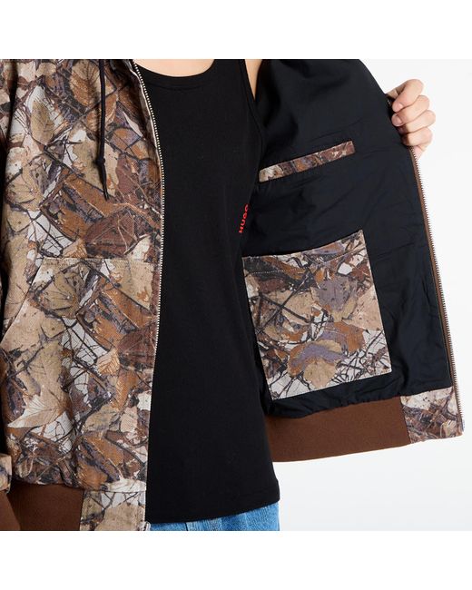 Obey Jas Obey Glen Zip Up Jacket in het Brown voor heren