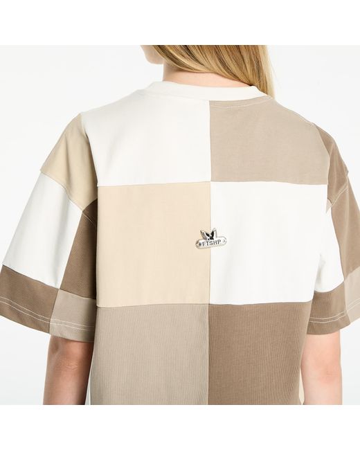 FTSHP T-Shirt Playboy X Patchwork Tee in het Natural