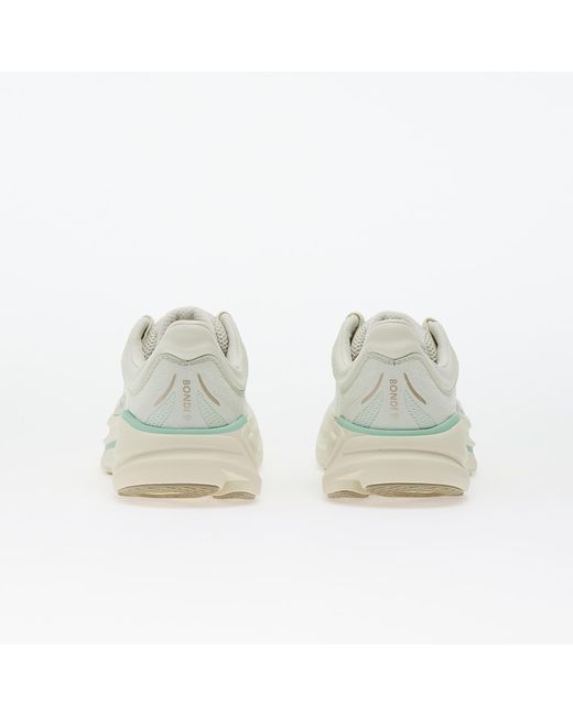 Hoka One One White Sneakers W Bondi 9 Truffle Salt/ Sea Glass Eur