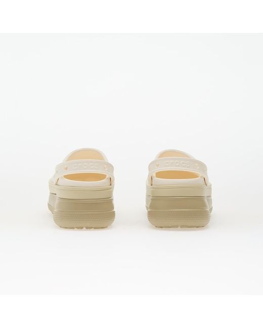 CROCSTM White Sneakers Classic Stacked Clog Eur