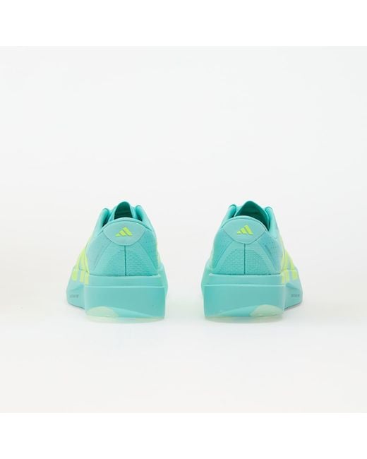 Adidas Originals Blue Sneakers Adidas Adizero Evo Sl Flash Aqua/ Lucid Lemon/ Mint Ton for men