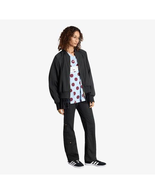 Adidas Originals Black Layered Bomber Jacket