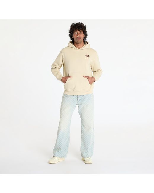 The North Face Sweatshirt Cartoon Logo Relaxed Hoodie in het Natural