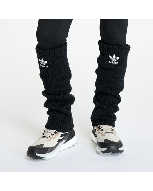 新品未使用　adidas 黒 レッグウォーマー　LEG WARMERS ADIDAS LEG WARMERS あったか レッグウォーマー (adidas/タイツ