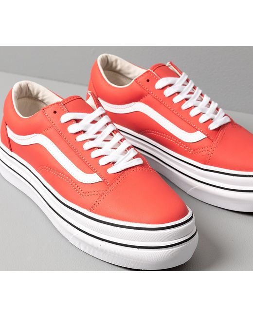 vans comfycush old skool leather