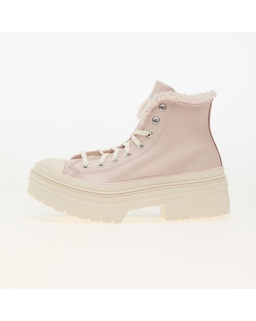 Converse Natural Sneakers Chuck Taylor All Star Lugged Heel Sherpa Blush Hush/ Egret/ Egret Eur