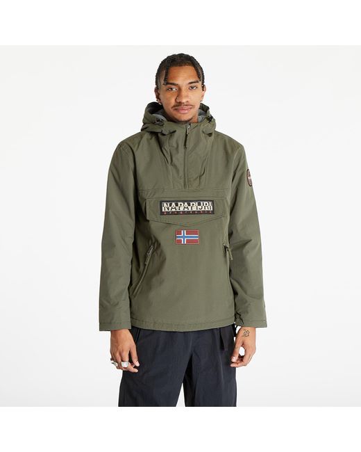 Napapijri Jacke Rainforest Pocket 2 Half Zip Jacket Depths in Grun fur Herren Lyst DE