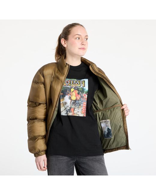Dime Brown Jacket Classic Ripstop Puffer