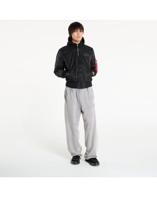 Alpha Industries Jas Alpha Industries Ma-1 D-Tec Hood Bomber Jacket in het Black voor heren