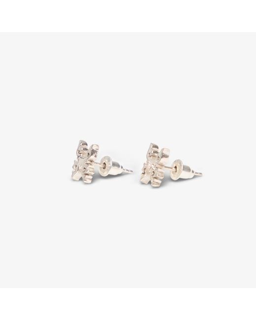 Maple White Spur Earring