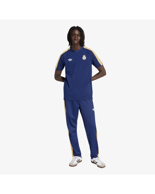 Adidas Originals Sweatbroeken Adidas Real Madrid Originals Track Pants in het Blue voor heren
