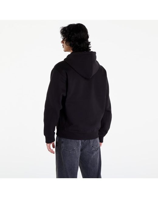 Carhartt Sweatshirt Hooded American Script Jacket in het Black