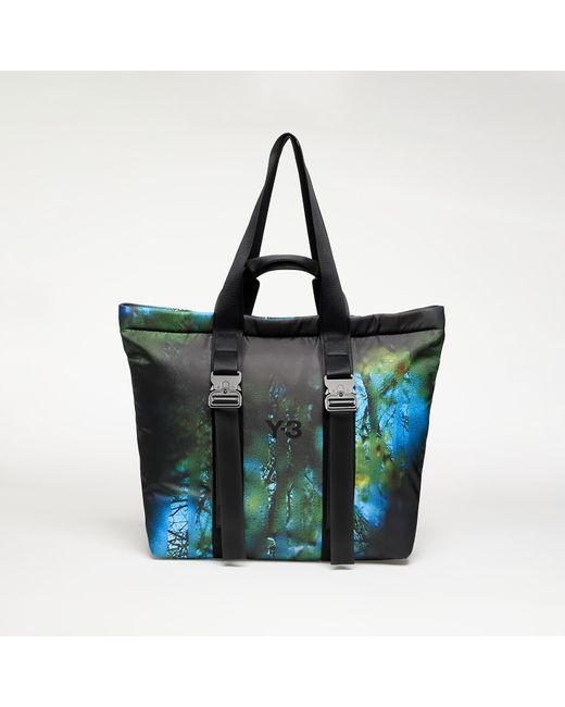 Y-3 Green Tasche Aop Shopper Bag