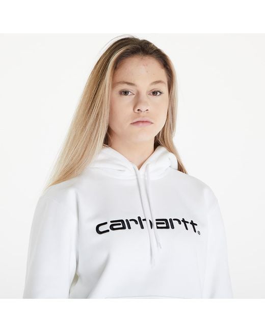Carhartt Sweatshirt carhartt hoodie unisex white/ black xl
