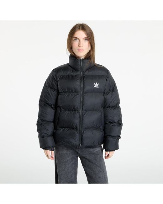 Adidas Originals Black Jacke Adidas Adicolor Short Puffer Jacket