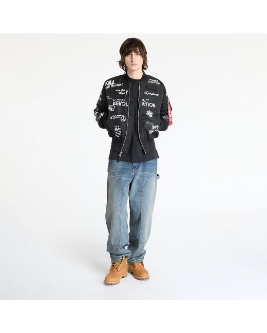 Veste alpha industries ma-1 peace xxl Alpha Industries pour homme en coloris Black